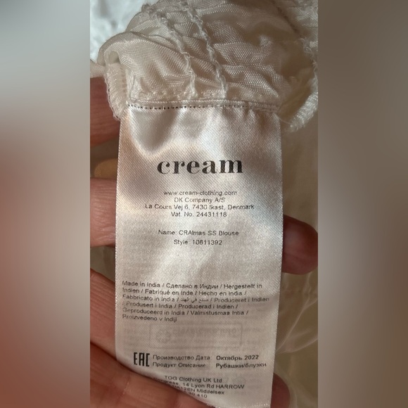 Cream  blouse - Picture 5 of 7